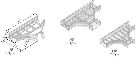 XQJ-LQJ-03CT, P, C型鋁合金水平三通