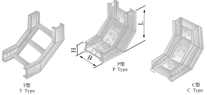 XQJ-LQJ-05BT, P, C型鋁合金垂直下彎通